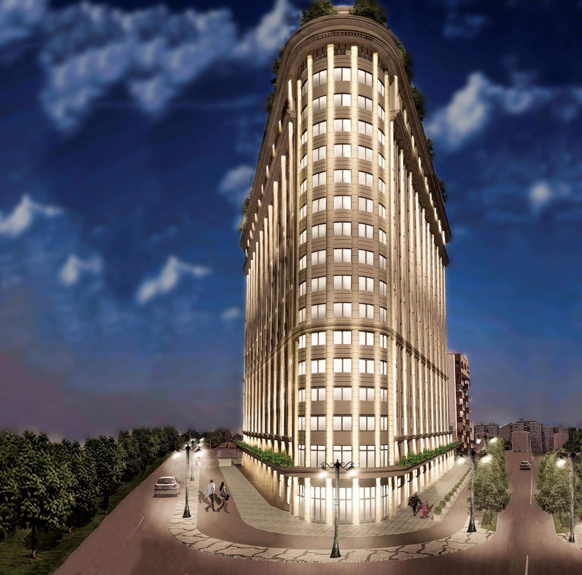 Modern Flatiron Apartment, Skopje Center ภายนอก รูปภาพ